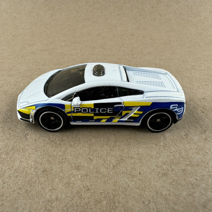 2022 Matchbox Lamborghini Gallardo LP560-4 Police Car Exotic 1:64 Car Loose