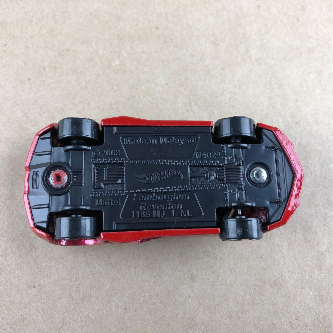 2023 Hot Wheels Lamborghini Reventon Red 224/250 Exotics 1:64 Diecast Car Loose