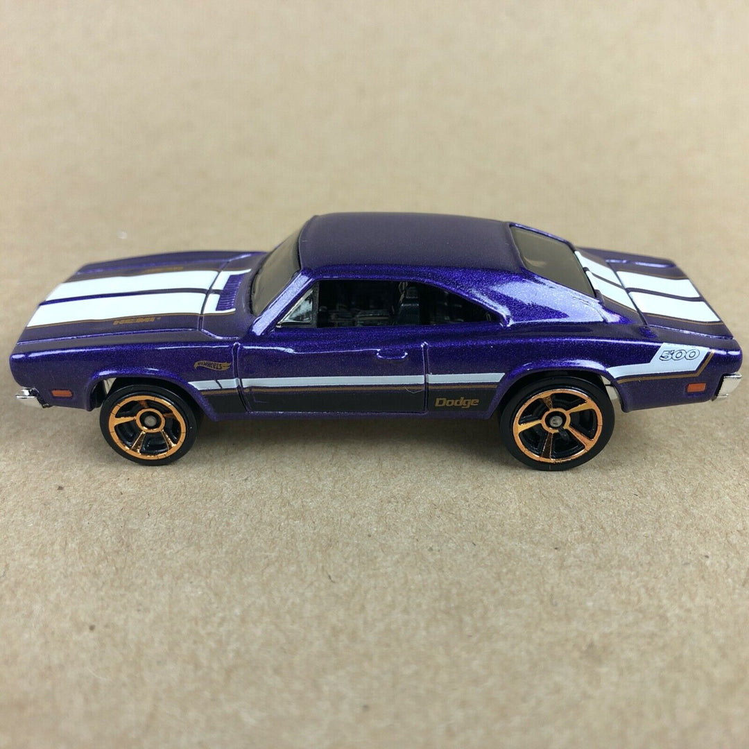 2024 Hot Wheels '69 Dodge Charger 500 Purple 1:64 Mattel Diecast Car Loose