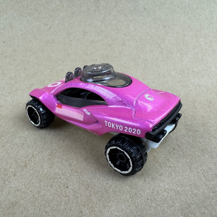 2020 Hot Wheels Dune Daddy Treasure Hunt Pink Tokyo Olympics 1:64 Diecast Loose