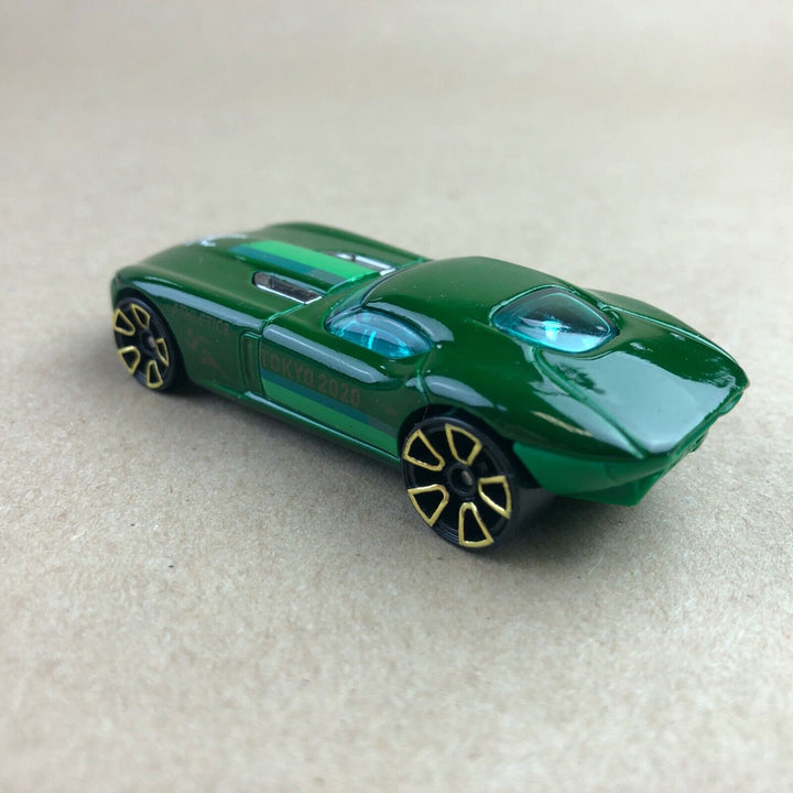 2020 Hot Wheels Fast Felion Green Tokyo Olympics Green 1:64 Diecast Loose