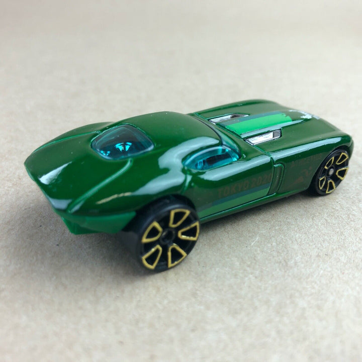 2020 Hot Wheels Fast Felion Green Tokyo Olympics Green 1:64 Diecast Loose