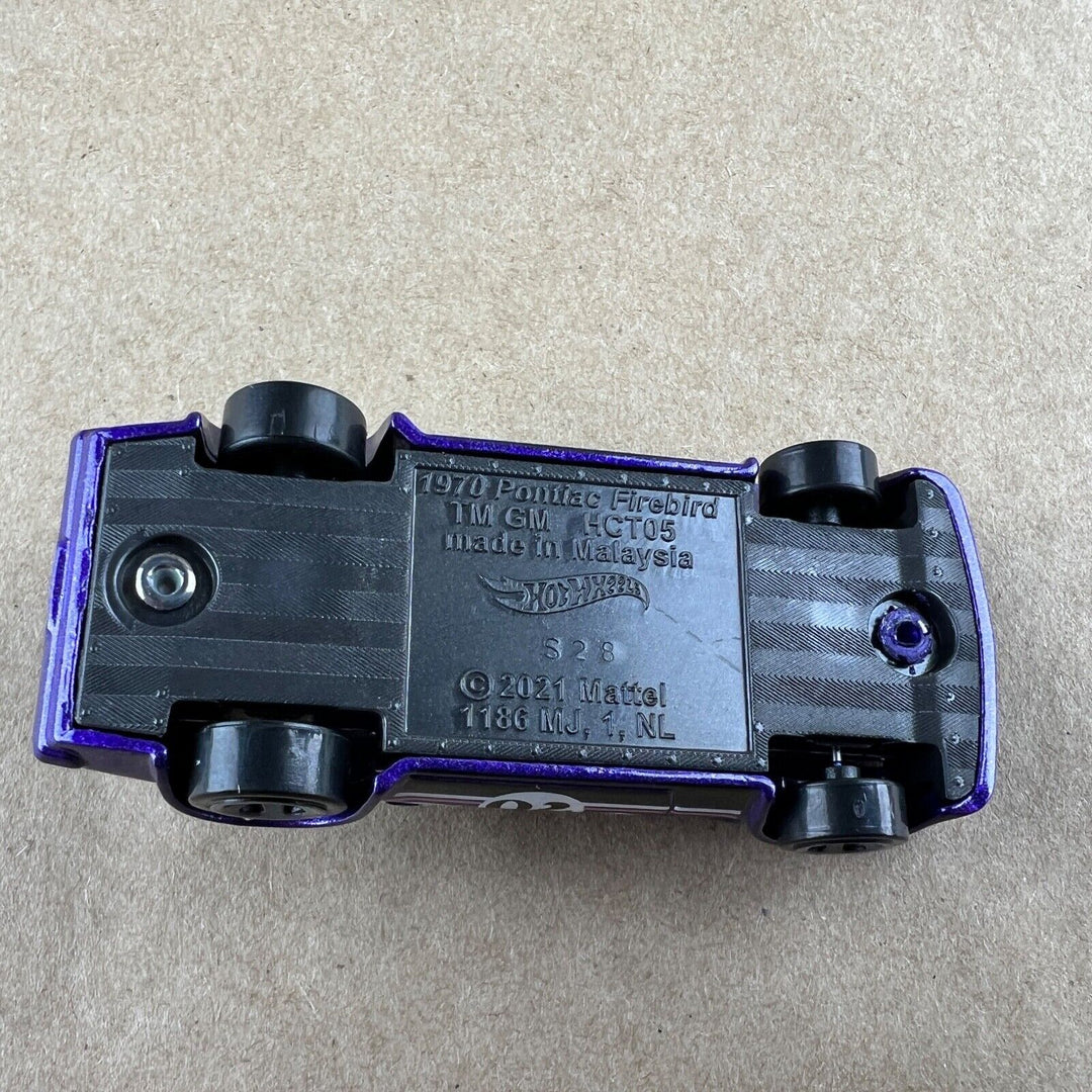 2023 Hot Wheels 1970 Pontiac Firebird Purple 1:64 Diecast Car Loose