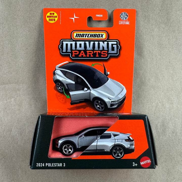 2025 Matchbox Moving Parts Case F Complete 8 Car Set 1:64 Diecast Porsche BMW Range Rover