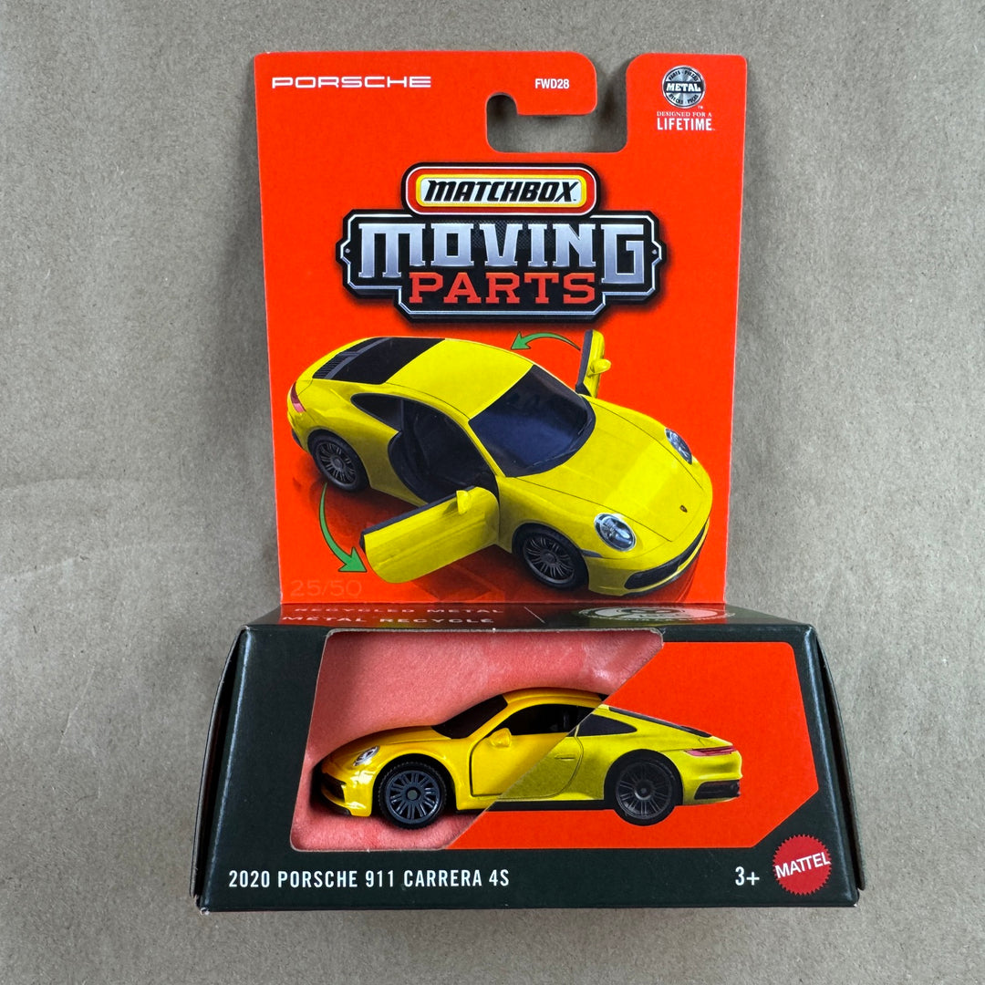 2025 Matchbox Moving Parts Case F Complete 8 Car Set 1:64 Diecast Porsche BMW Range Rover