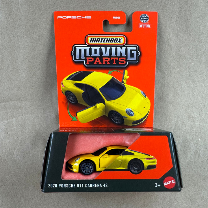 2025 Matchbox Moving Parts Case F Complete 8 Car Set 1:64 Diecast Porsche BMW Range Rover