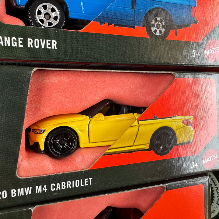 2025 Matchbox Moving Parts Case F Complete 8 Car Set 1:64 Diecast Porsche BMW Range Rover