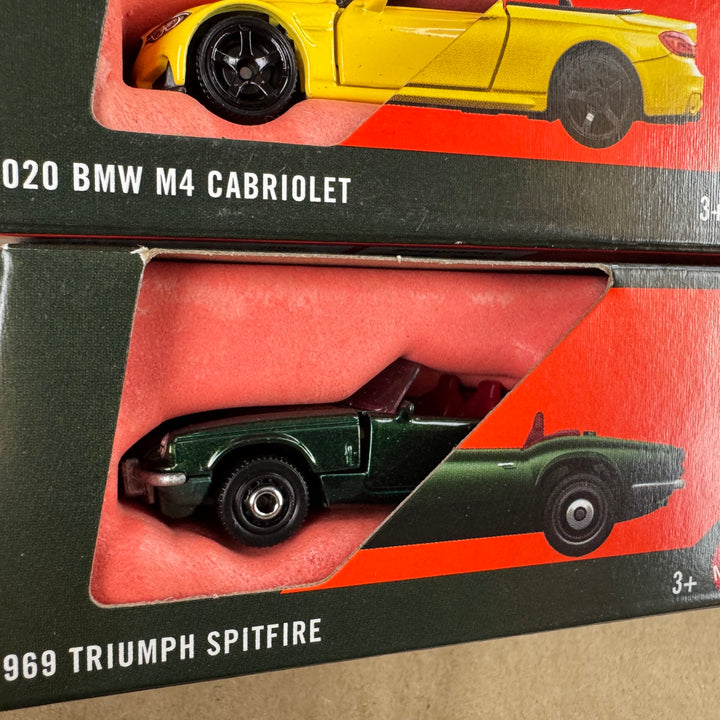 2025 Matchbox Moving Parts Case F Complete 8 Car Set 1:64 Diecast Porsche BMW Range Rover